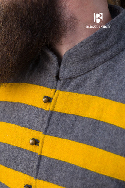Rus Coat Bartosz Dark Grey/Yellow - Which Mark