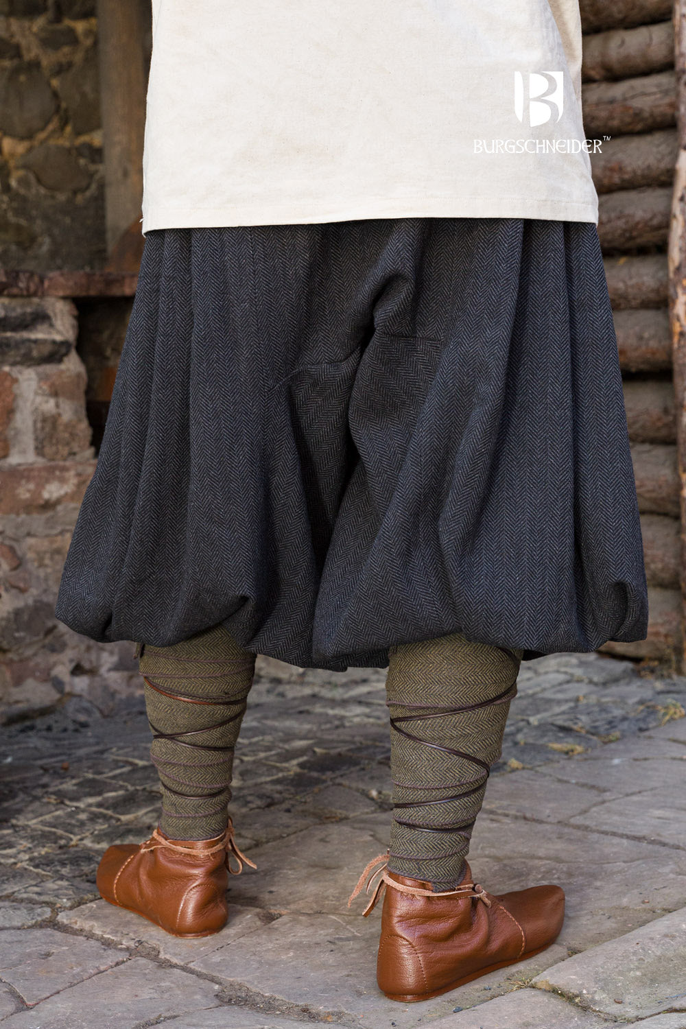 Rus Pants Borys Herringbone Black/Grey - Which Mark