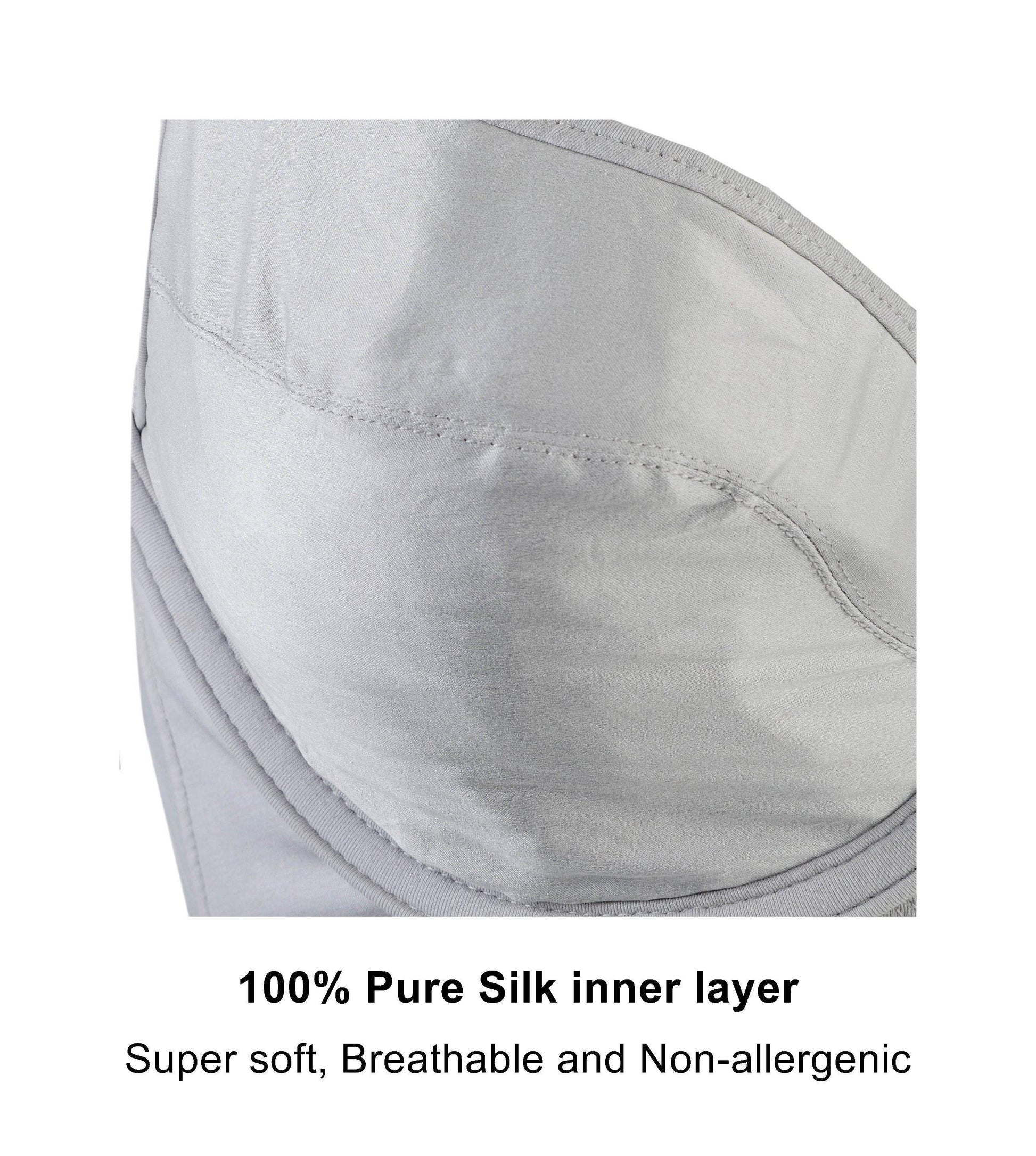 Mercury - Lace Silk & Organic Cotton Plunge Bra - Which Mark