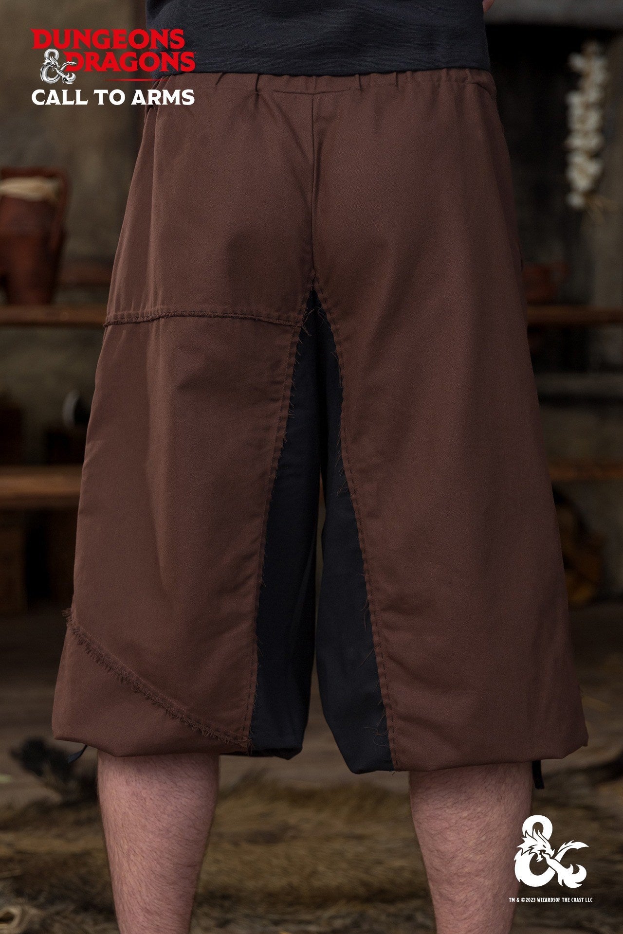 Dungeons & Dragons Barbarian Trousers Brown/Black - Which Mark