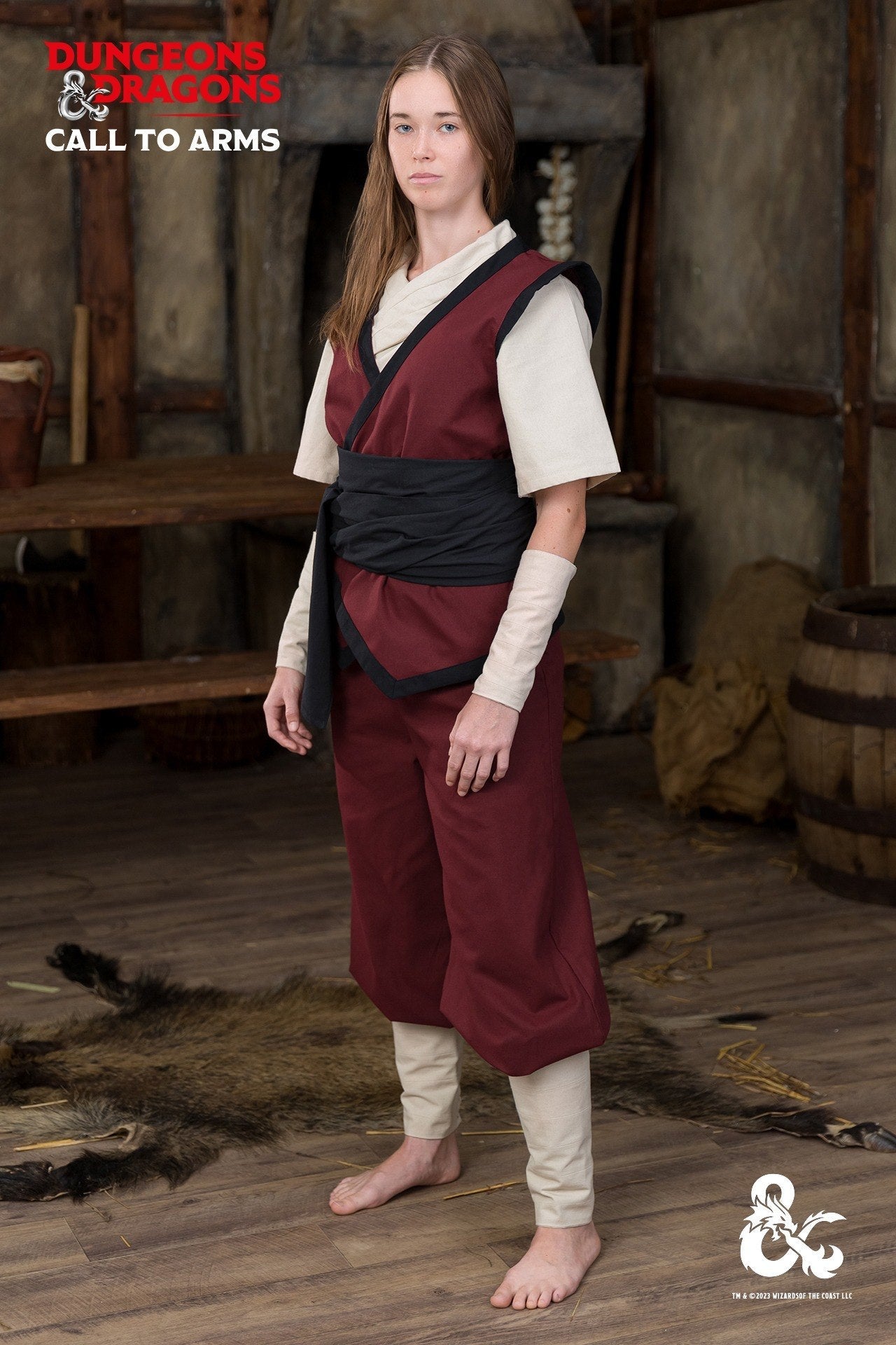 Dungeons & Dragons Monk Trousers Bordeaux - Which Mark