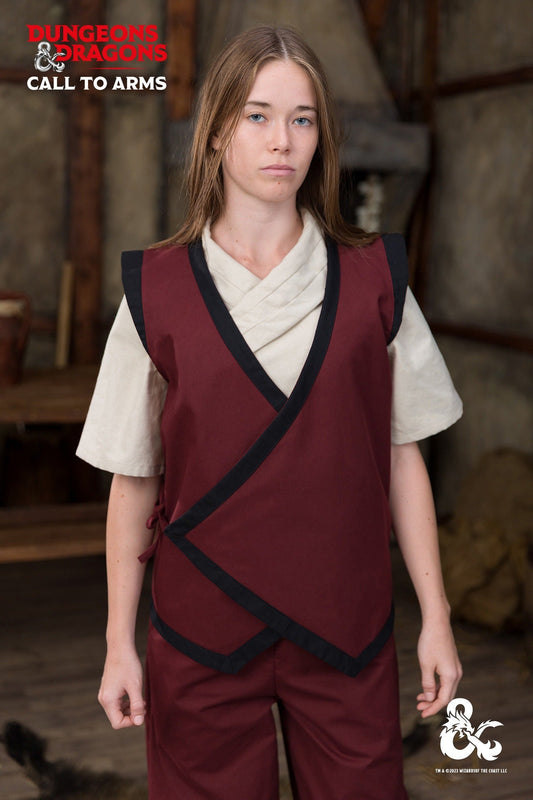 Dungeons & Dragons Monk Vest Bordeaux/Black - Which Mark