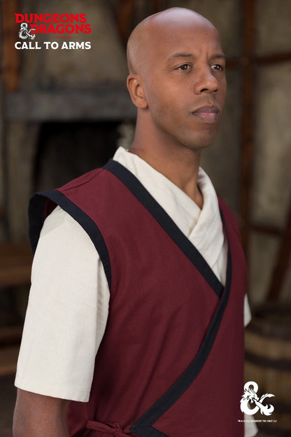 Dungeons & Dragons Monk Vest Bordeaux/Black - Which Mark