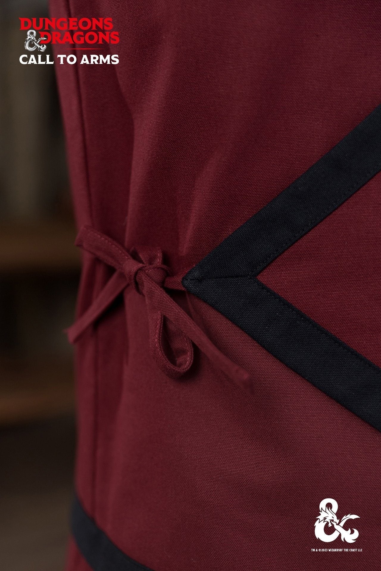 Dungeons & Dragons Monk Vest Bordeaux/Black - Which Mark