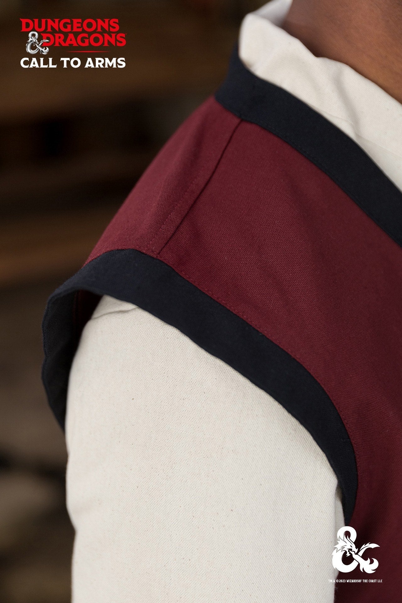 Dungeons & Dragons Monk Vest Bordeaux/Black - Which Mark