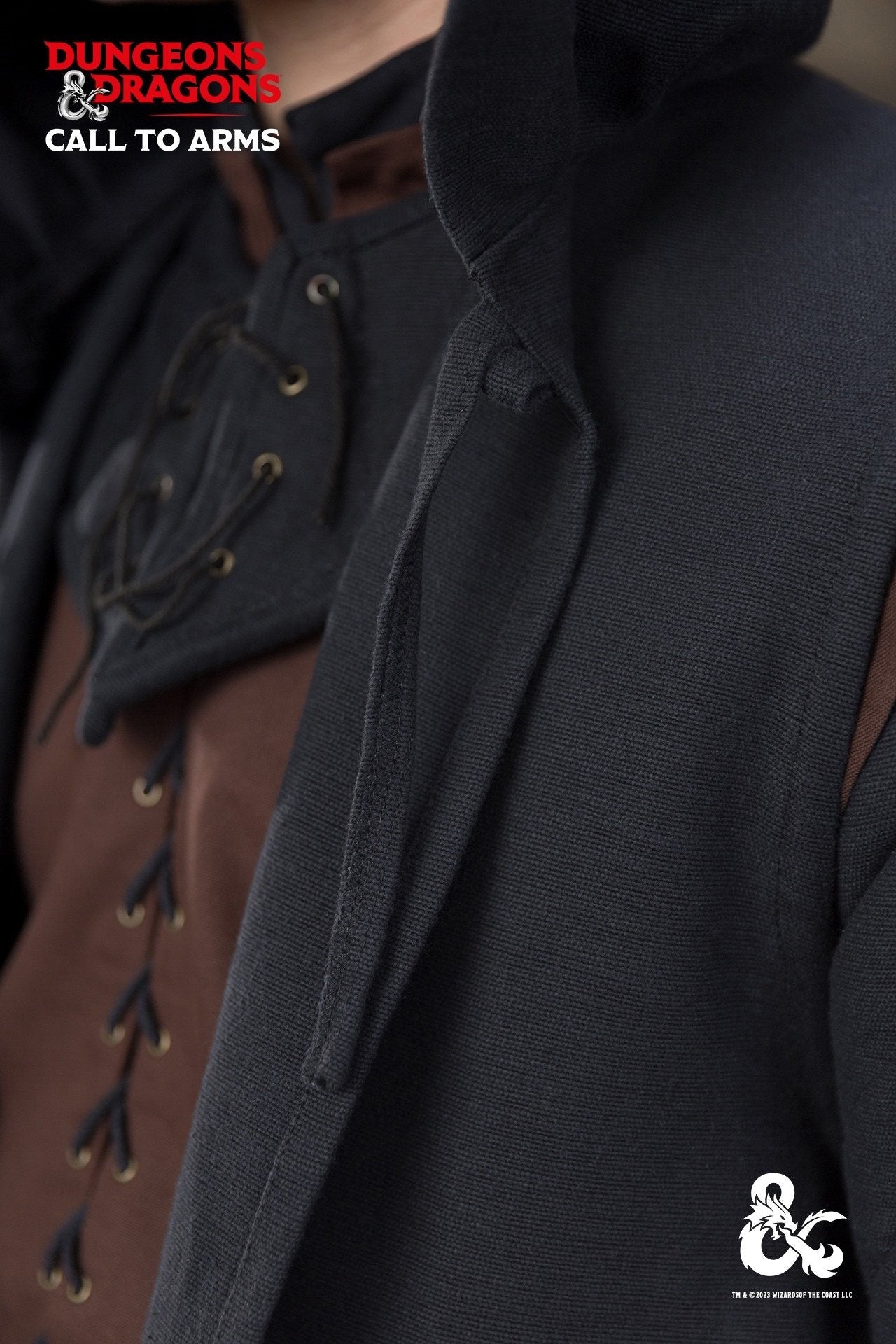 Dungeons & Dragons Ranger Coat Black - Which Mark