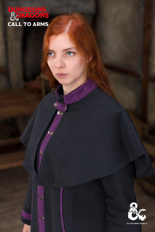Dungeons & Dragons Warlock Cape Black/Purple - Which Mark