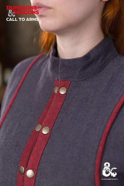 Dungeons & Dragons Warlock Coat Grey/Red - Which Mark