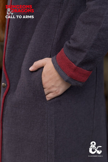 Dungeons & Dragons Warlock Coat Grey/Red - Which Mark