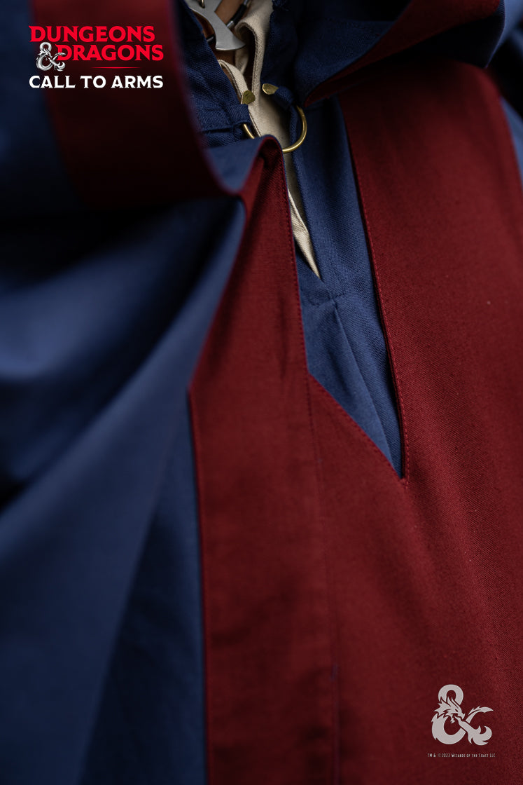 Dungeons & Dragons Wizard Cape Dark Blue/Bordeaux - Which Mark