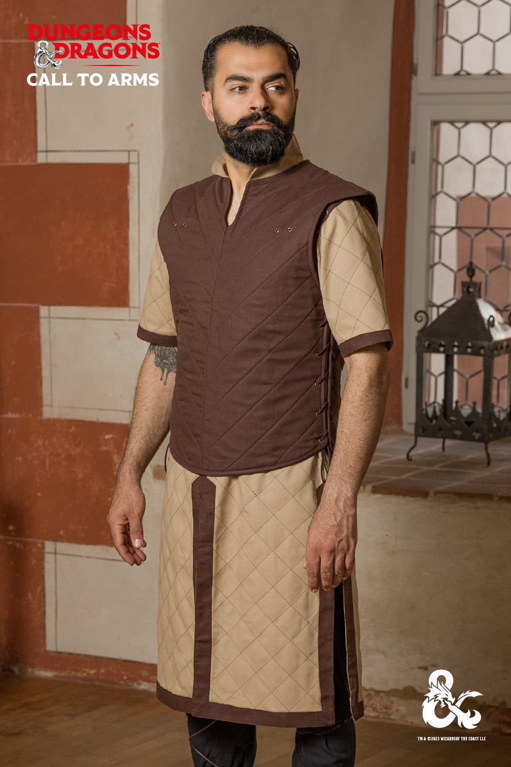 Dungeons & Dragons Fighter Vest Brown - Which Mark