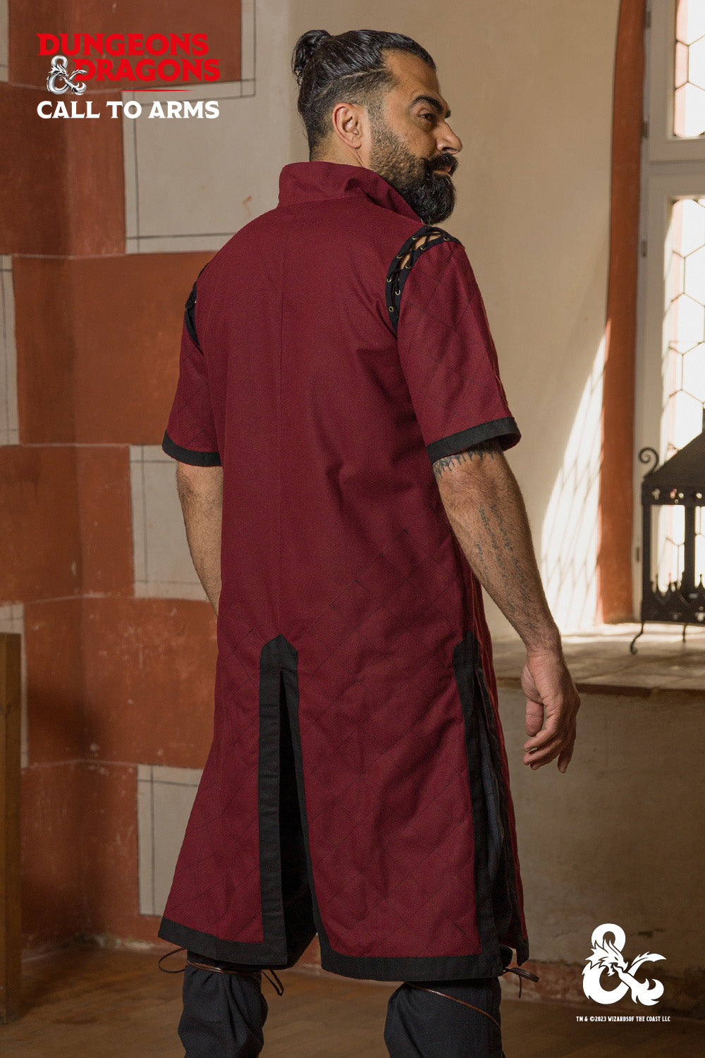 Dungeons & Dragons Fighter Tunic Bordeaux/Black - Which Mark