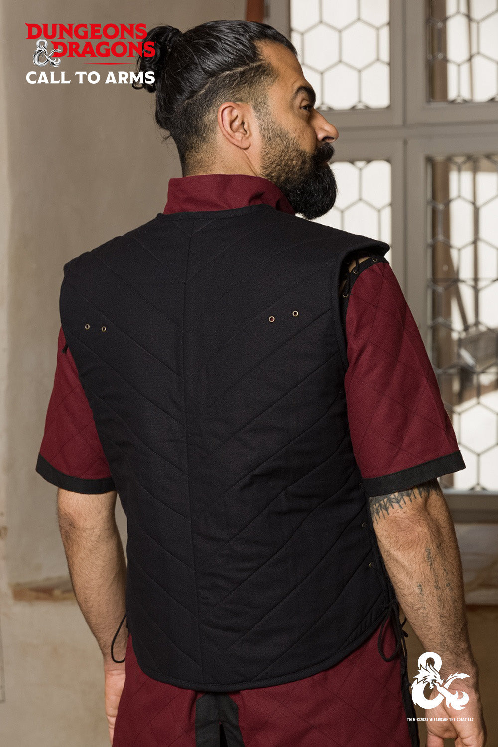 Dungeons & Dragons Fighter Vest Black - Which Mark