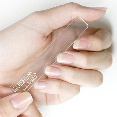 Premium Glass Nail Shiner, NAIL SHINER & FILE WITH CASE - Which Mark