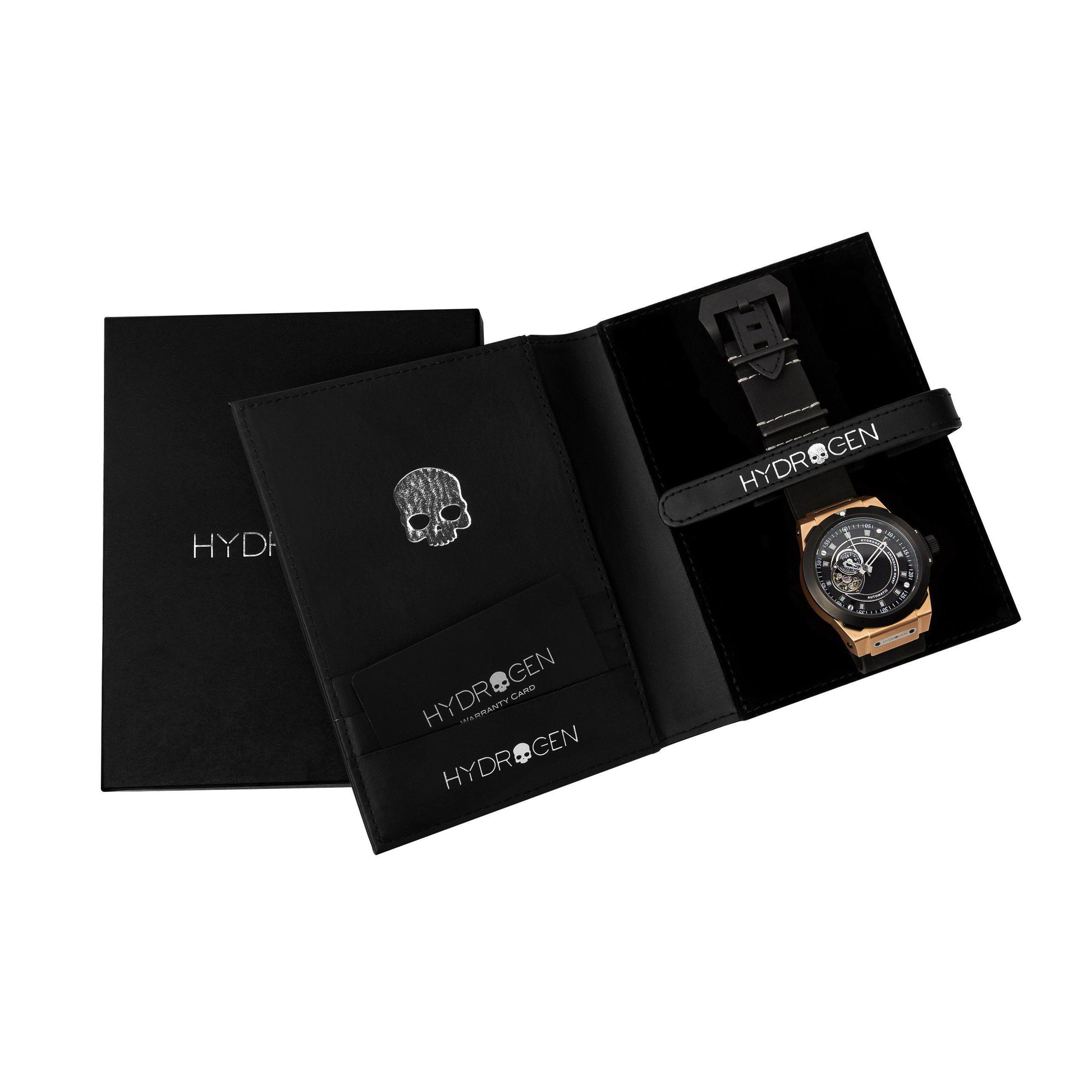 Vento Black Rose Gold Leather - Which Mark