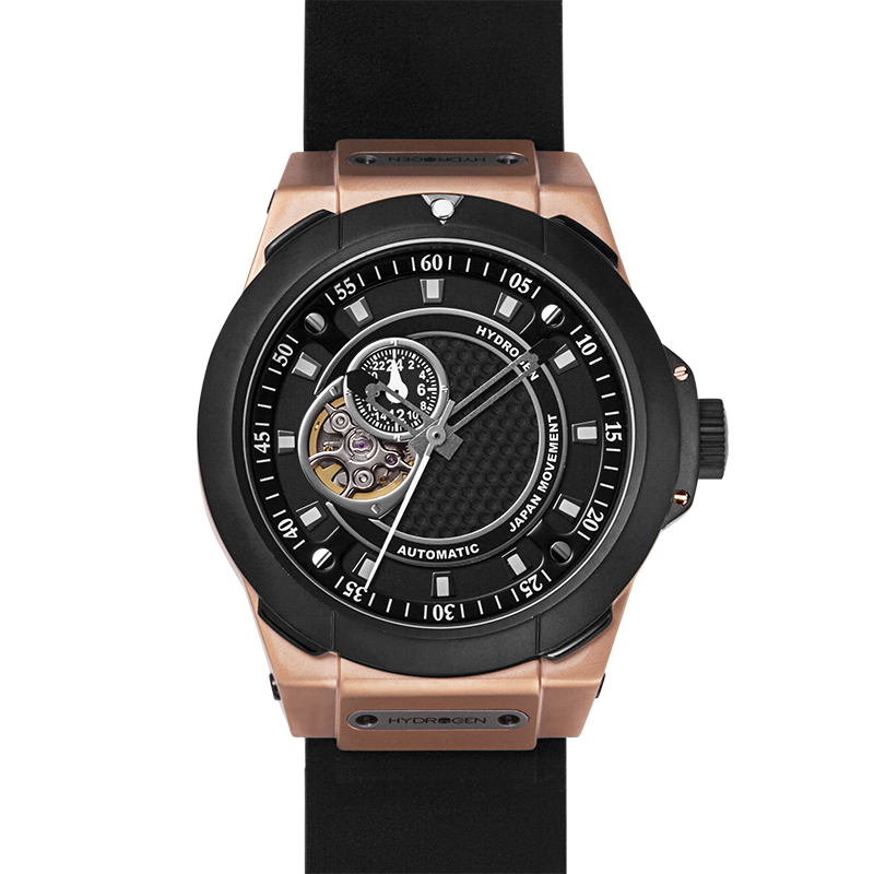 Vento Black Rose Gold Leather - Which Mark