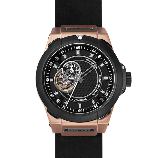 Vento Black Rose Gold Leather - Which Mark