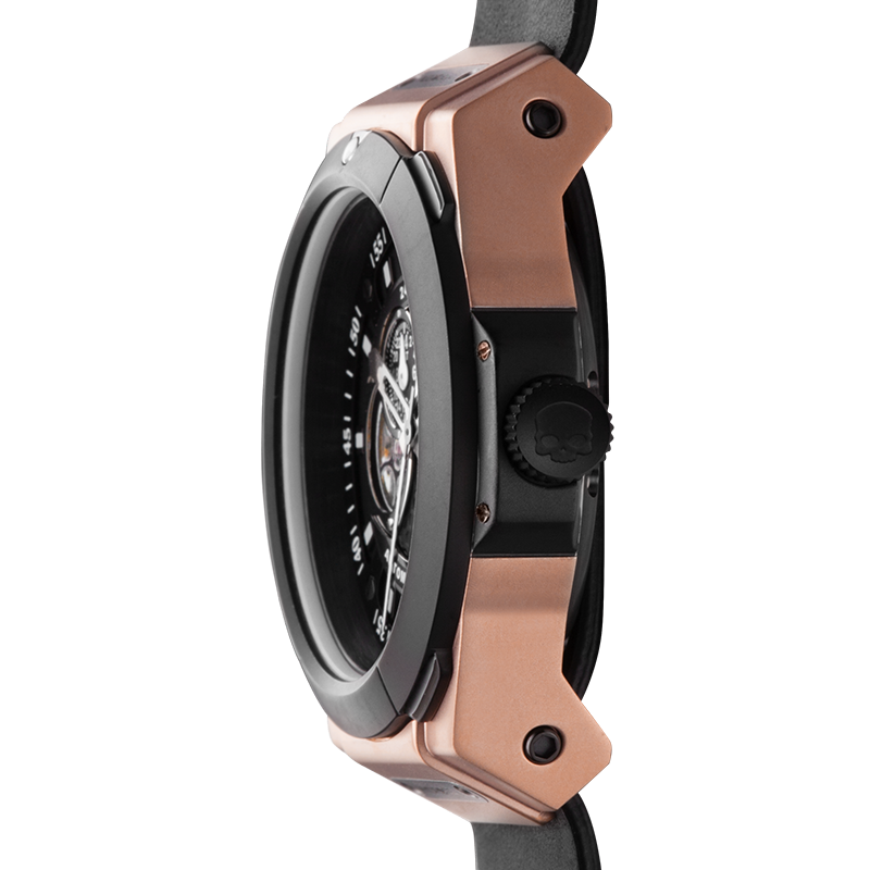 Vento Black Rose Gold Leather - Which Mark