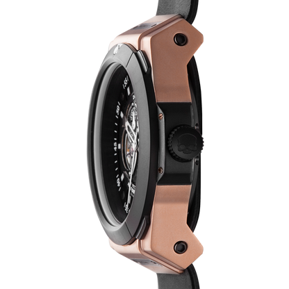 Vento Black Rose Gold Leather - Which Mark