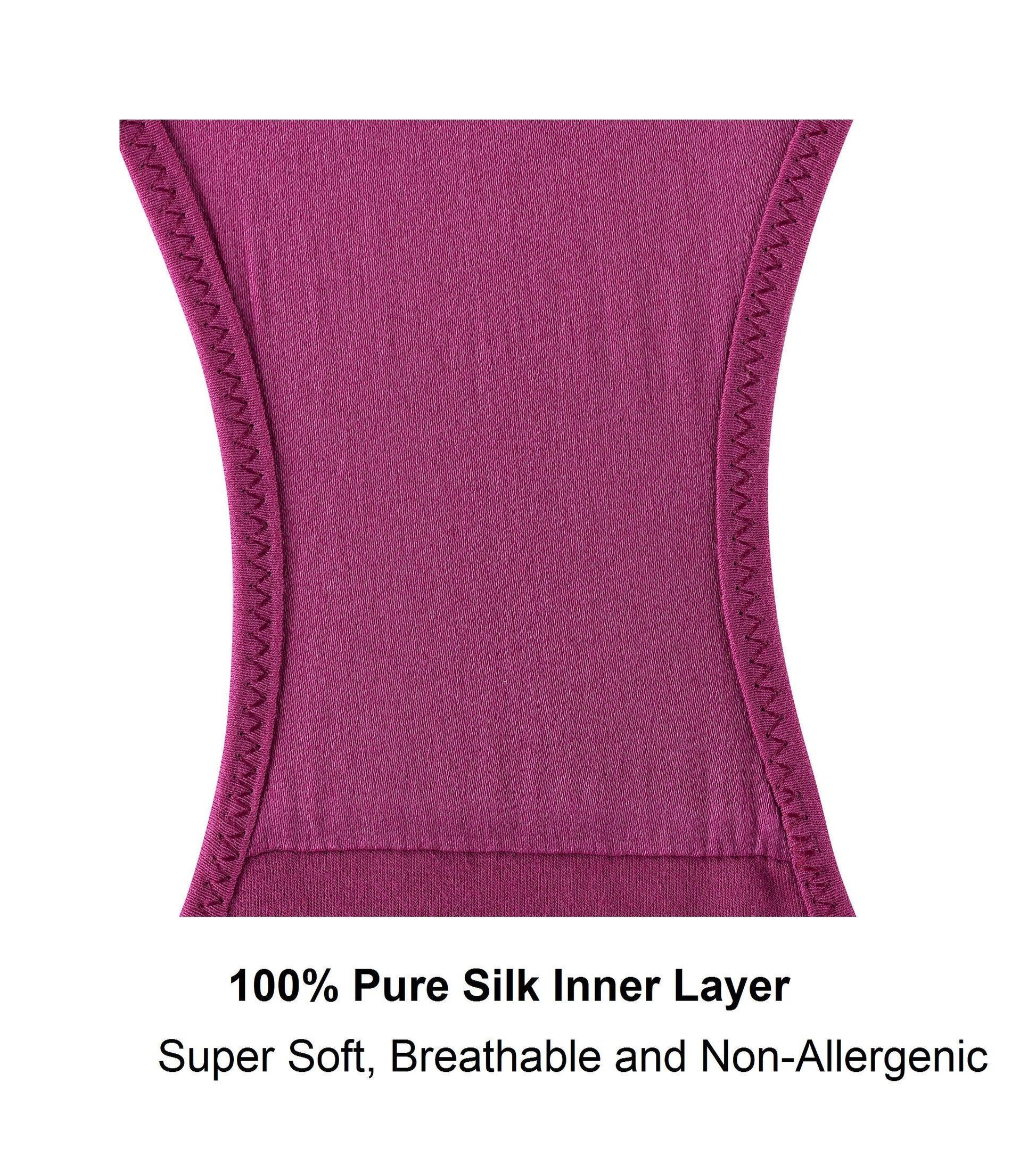 Fuchsia - High Waisted Silk & Organic Cotton Full Brief - Which Mark