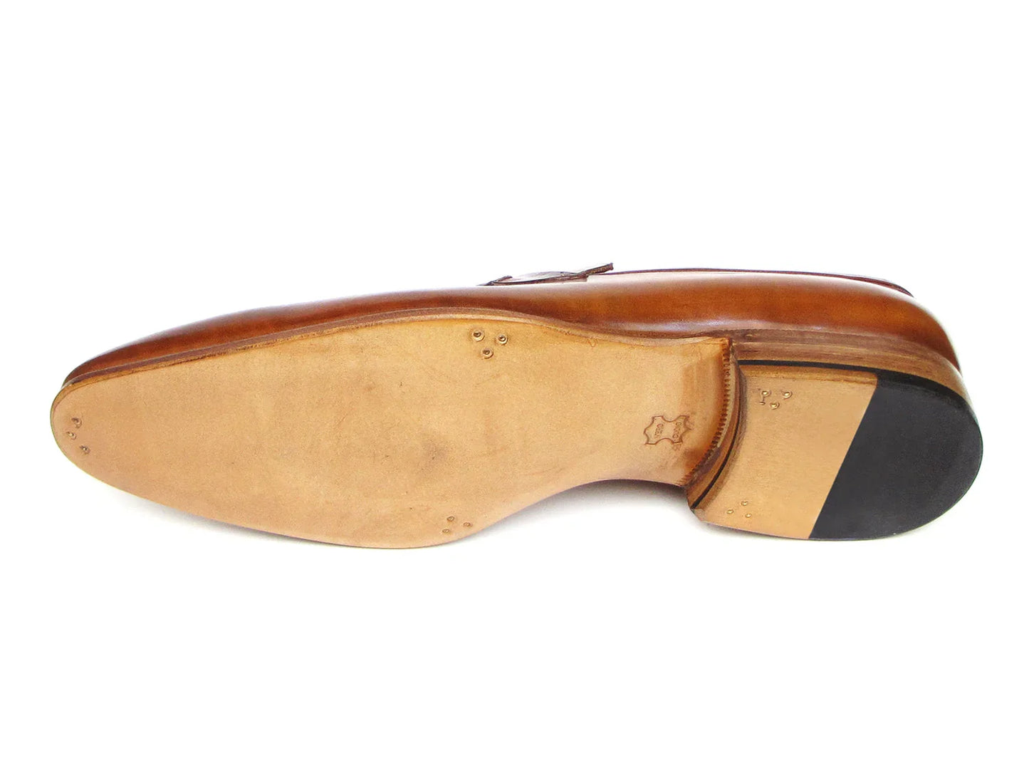 Paul Parkman Men's Loafer Brown Leather Shoes (ID#068-CML) - Which Mark