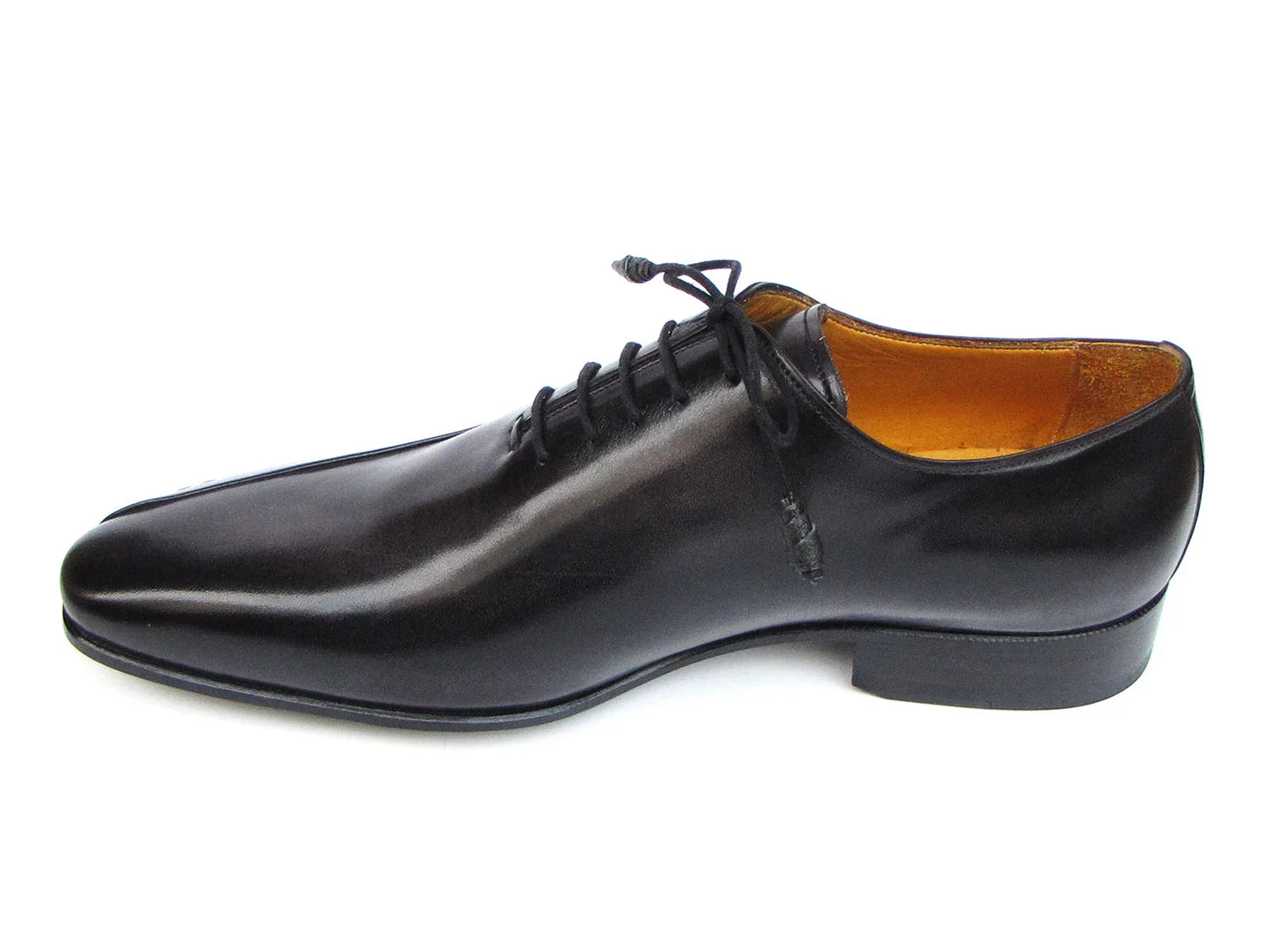 Paul Parkman Black Leather Oxfords Side Handsewn (ID#018-BLK) - Which Mark