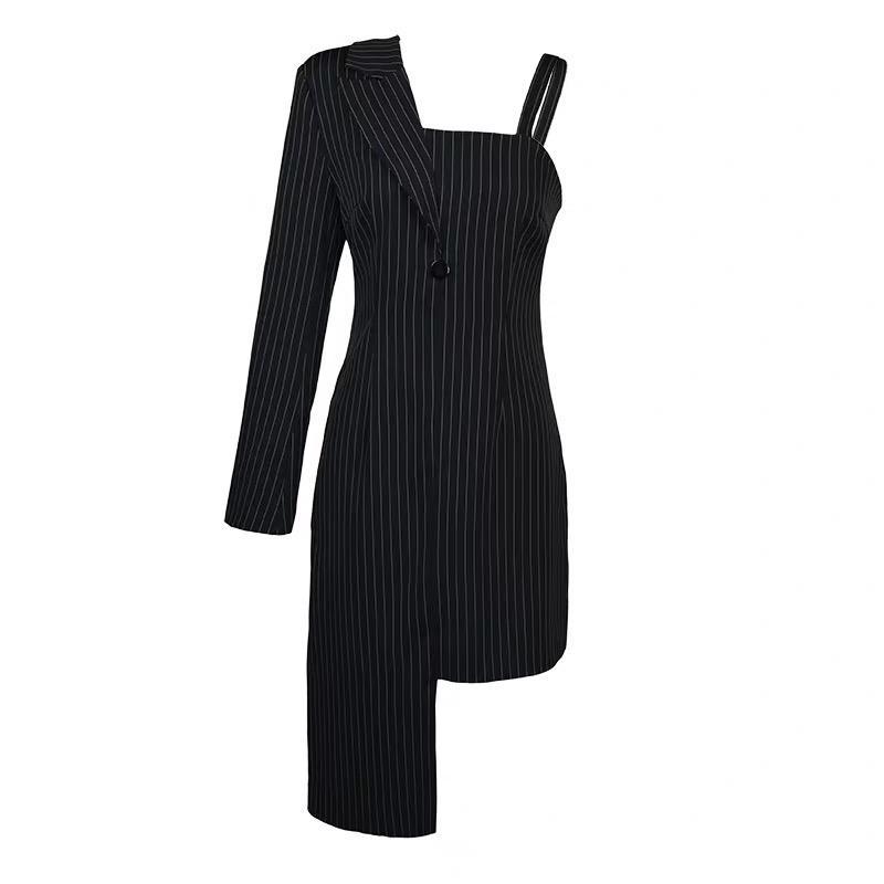 Juliette Pinstripe Blazer Dress - Which Mark