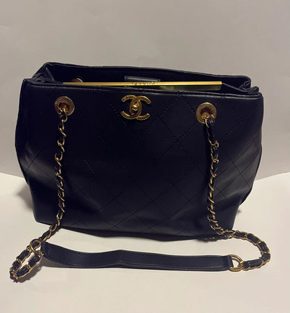 Tote Gold Chain Metal Shoulder Bag - Which Mark