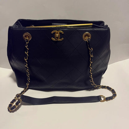 Tote Gold Chain Metal Shoulder Bag - Which Mark