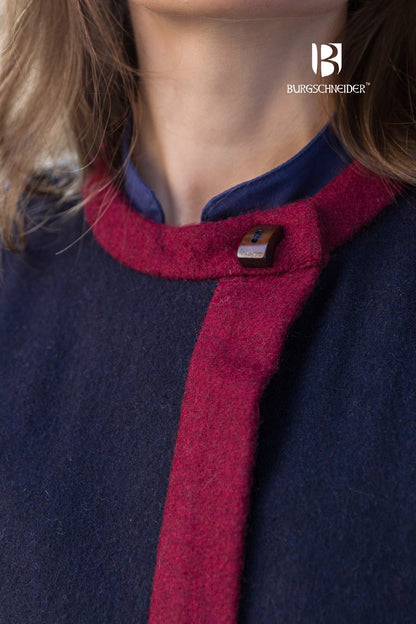 Rus Coat Kseniya Blue/Red - Which Mark