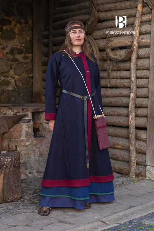 Rus Coat Kseniya Blue/Red - Which Mark