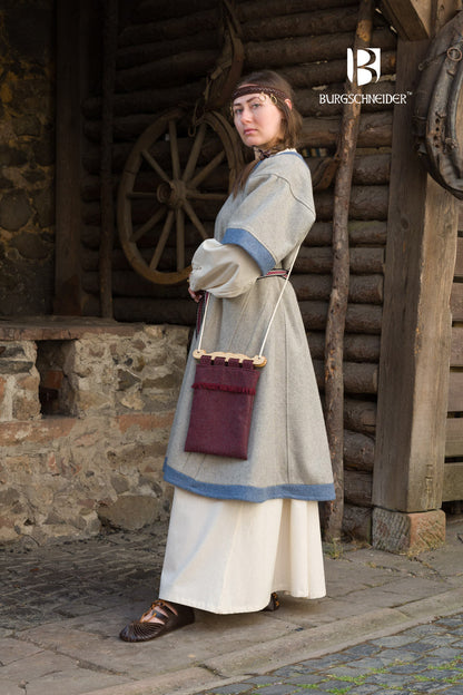 Rus Dress Luiza Light Grey/Light Blue - Which Mark