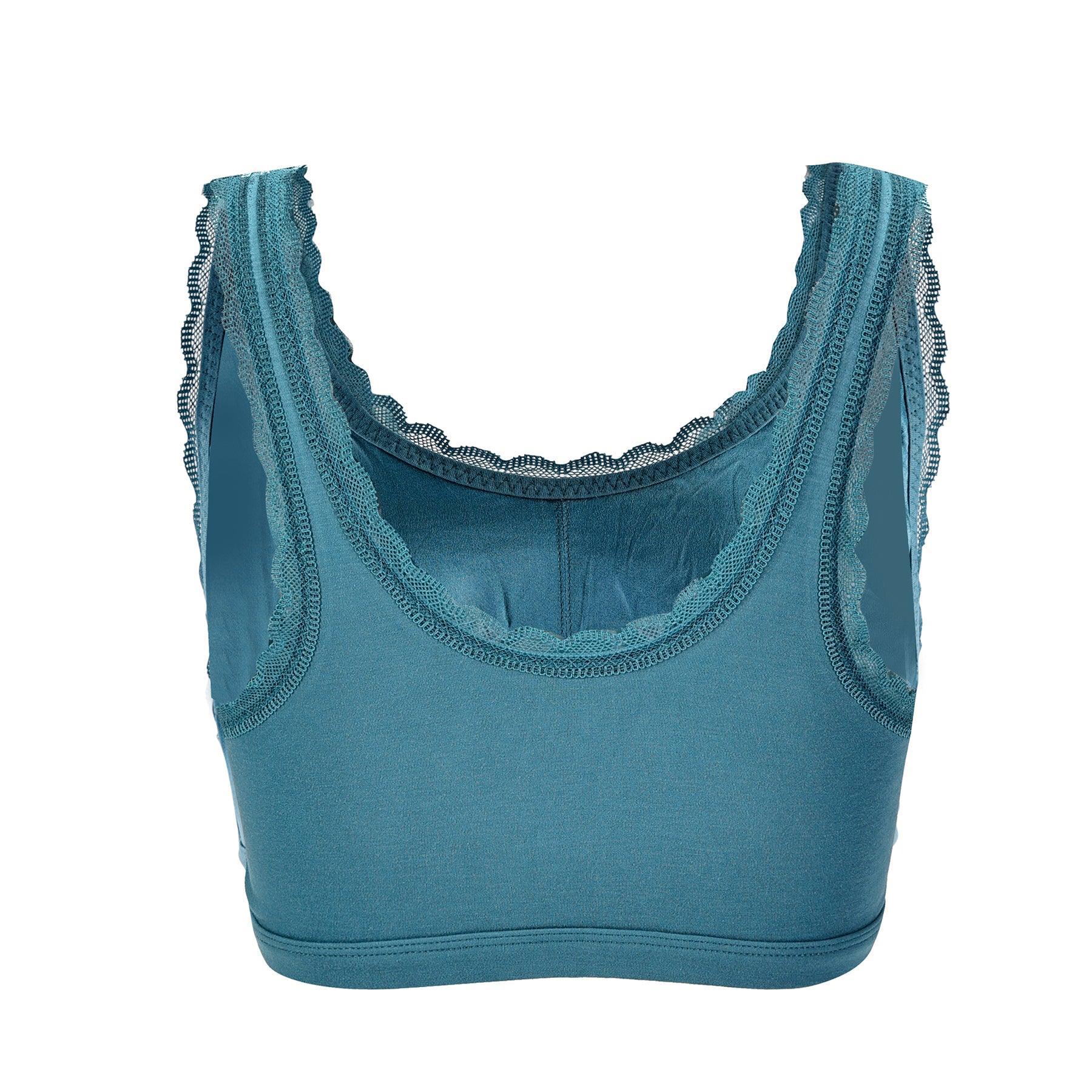 Georgia - Silk Back Support Full Coverage Wireless Organic Cotton Bra - Which Mark