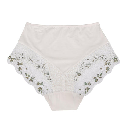 Nova - High Waisted Silk & Organic Cotton Full Brief - Which Mark