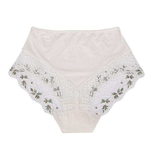 Nova - High Waisted Silk & Organic Cotton Full Brief - Which Mark