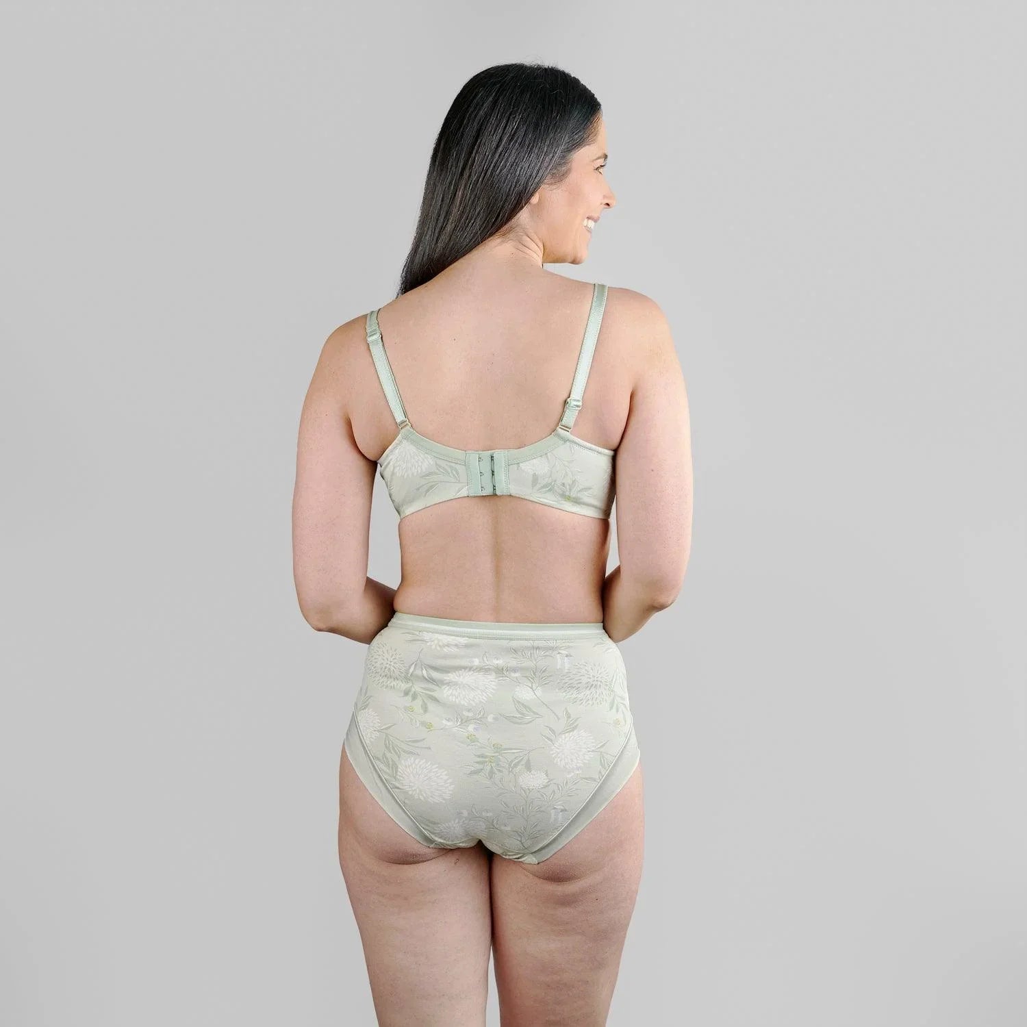 Valentina- Silk & Organic Cotton Underwired Full Cup Support Bra - Which Mark