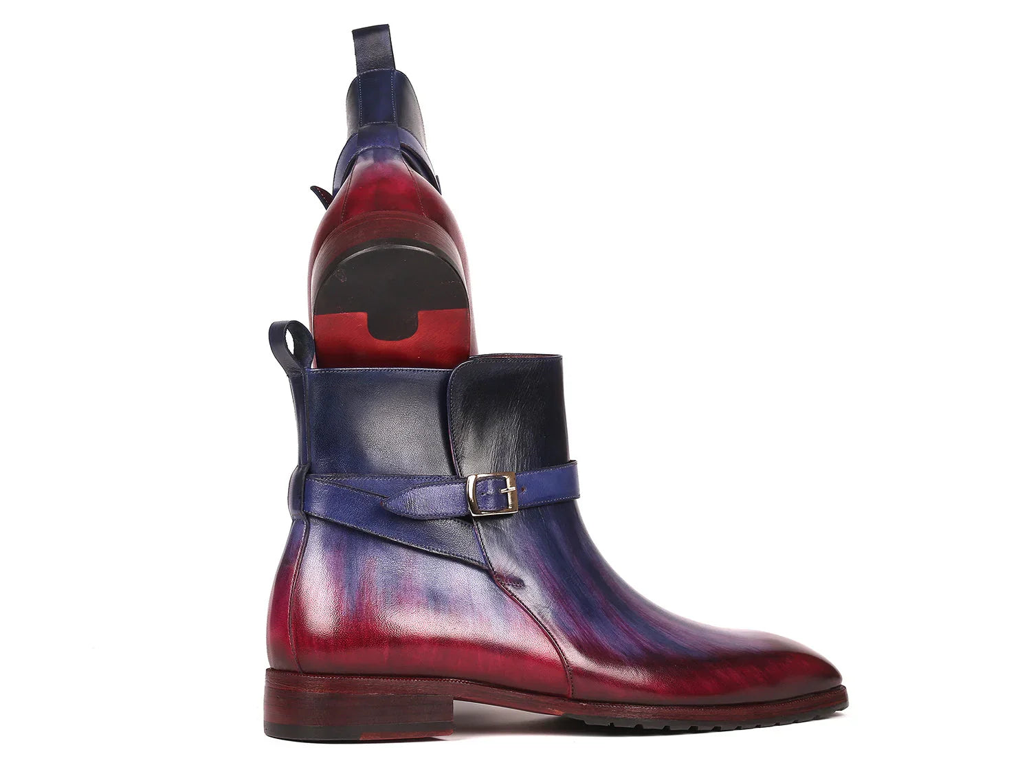 Paul Parkman Men's Multicolor Patina Jodhpur Boots (955MIX32) - Which Mark