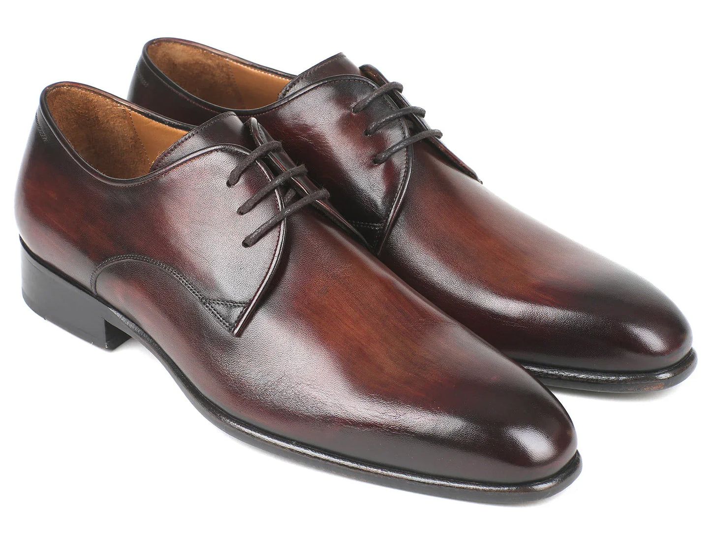 Paul Parkman Antique Brown Derby Shoes (ID#696AT51) - Which Mark