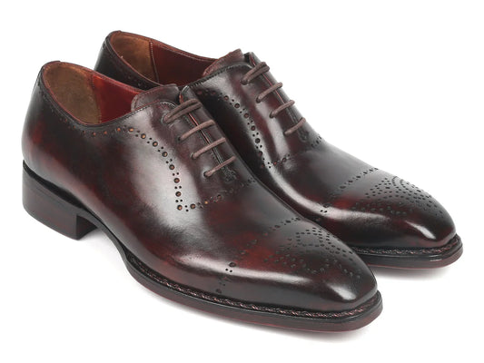 Paul Parkman Dark Bordeaux Goodyear Welted Oxfords (ID#56BRD83) - Which Mark