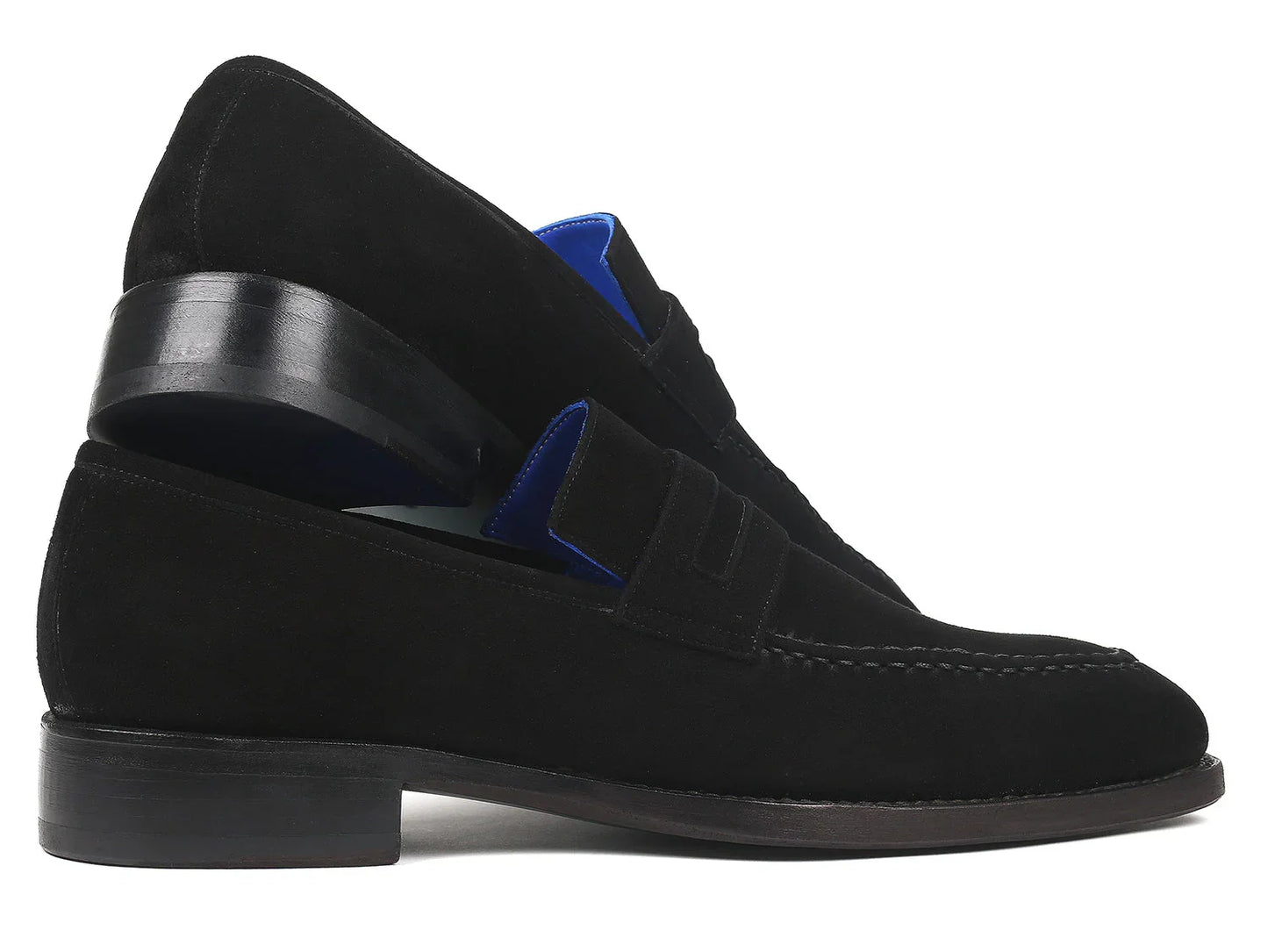 Paul Parkman Black Suede Goodyear Welted Loafers (ID#38AX95) - Which Mark