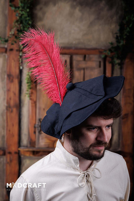 Ostrich Feather 45-50cm Dark Red - Which Mark