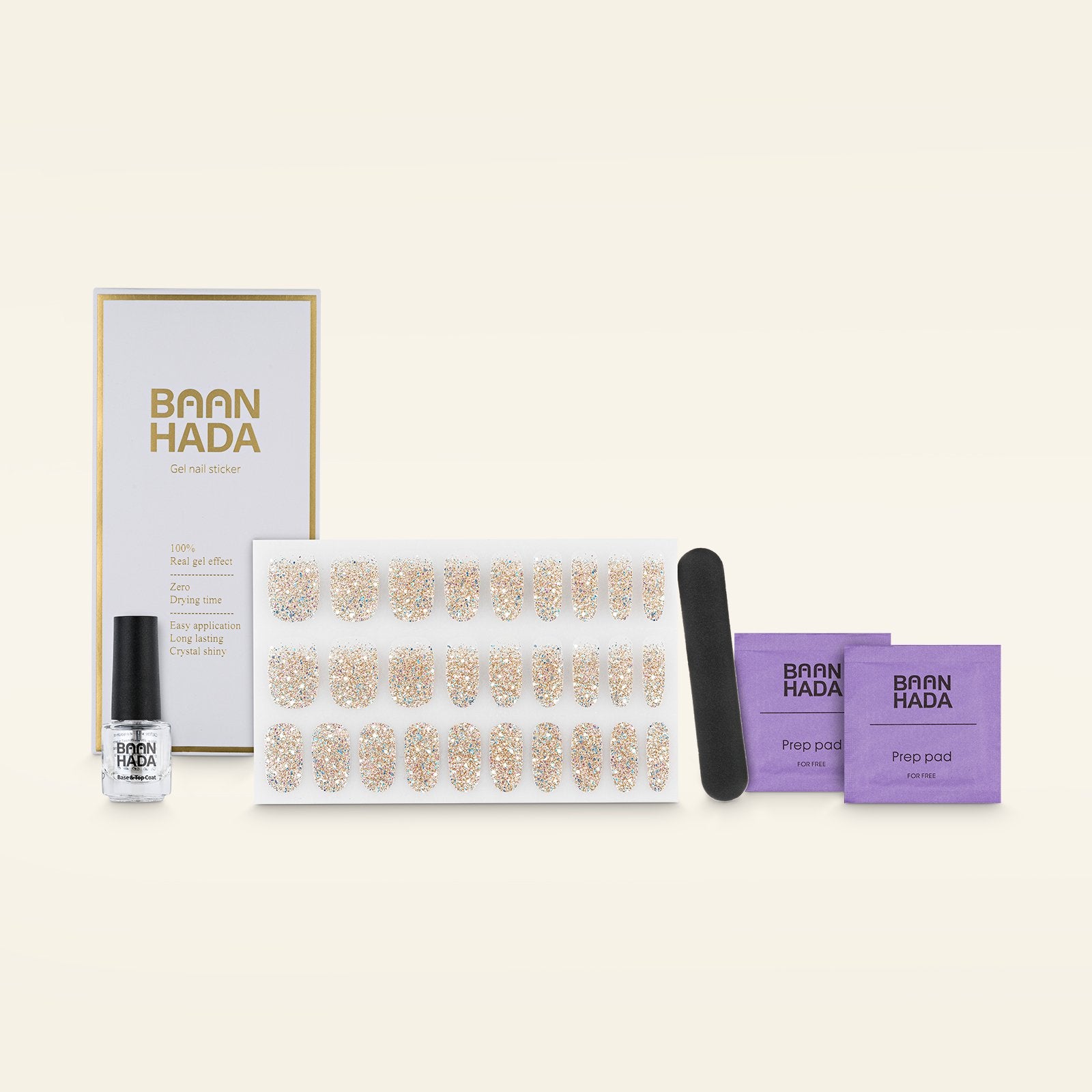 Korean Gel Nail Strips Nail decals All-In-One Kits - Which Mark