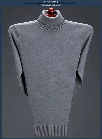 Cashmere Sweater High Neck Thickened Young And Middle-aged Men - Which Mark
