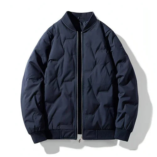 A. White Duck Down Thickened Warm Trendy Winter Men JACKET - Which Mark