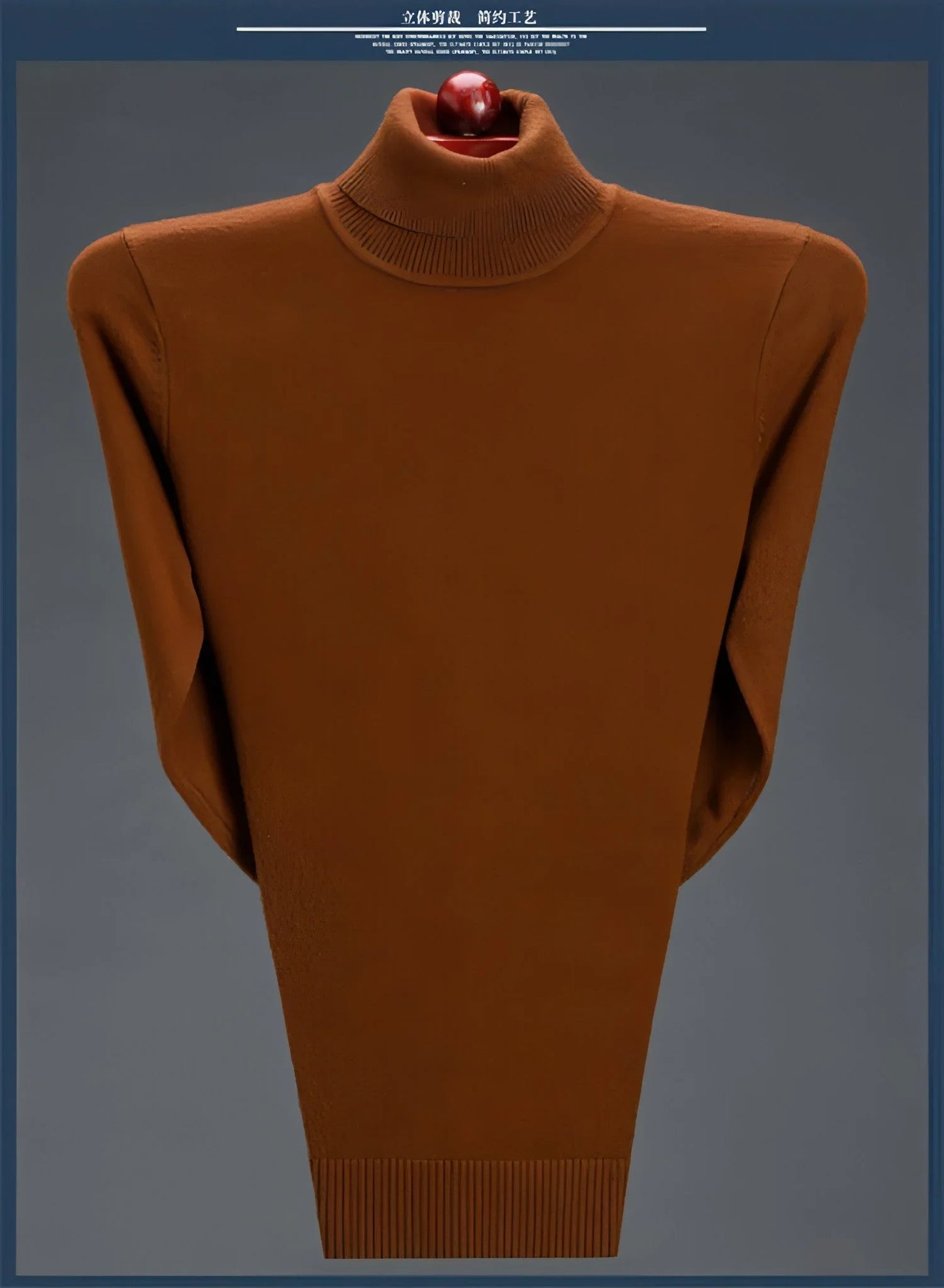 Cashmere Sweater High Neck Thickened Young And Middle-aged Men - Which Mark