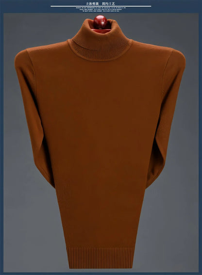 Cashmere Sweater High Neck Thickened Young And Middle-aged Men - Which Mark