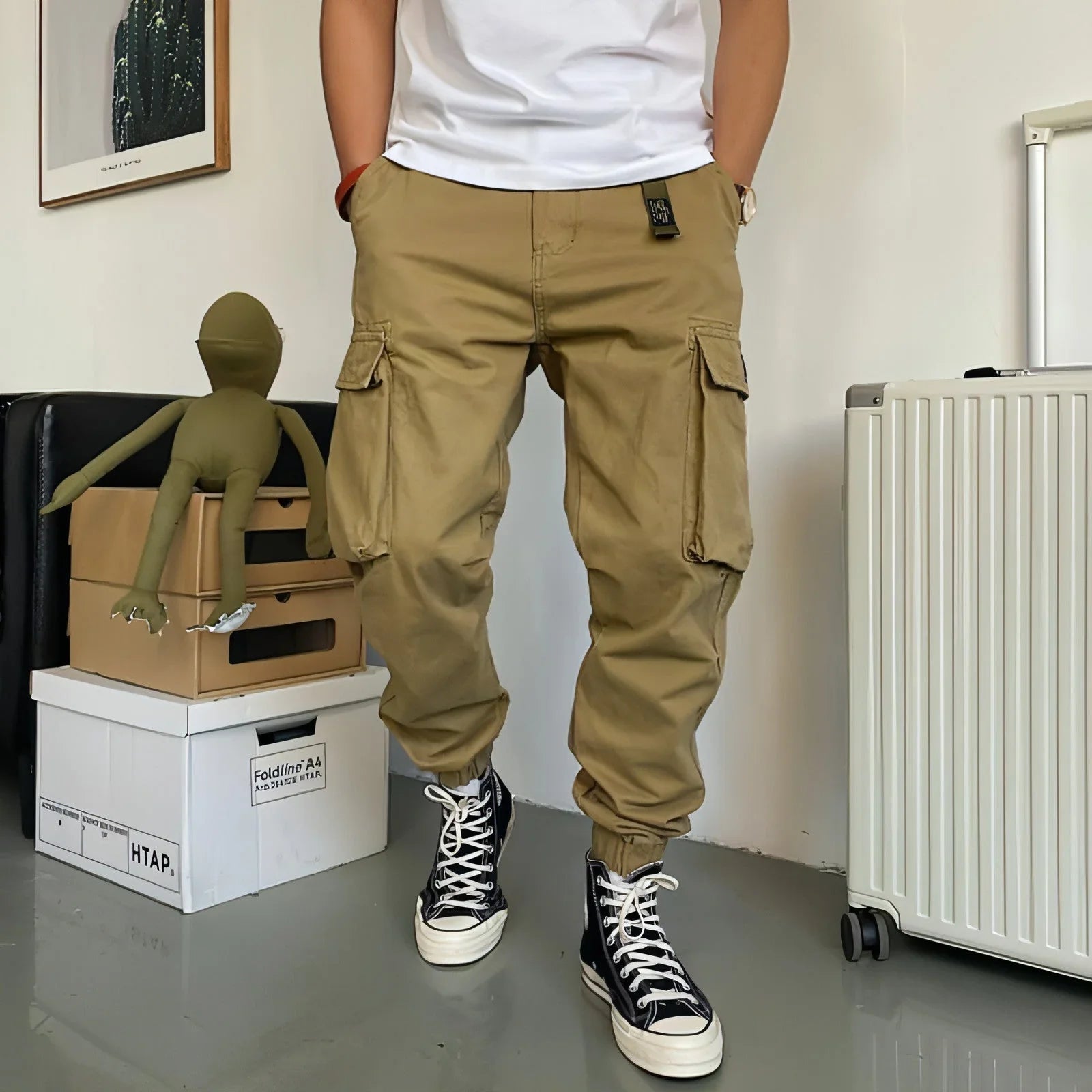 UrbanRip™ Men's Fashion Casual Cotton Pants - Which Mark
