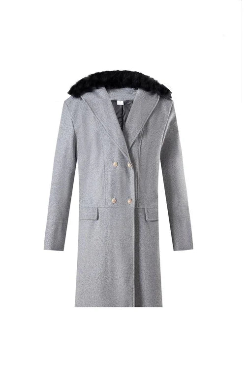 Casual Woolen Men's Trench Coat Men - Which Mark
