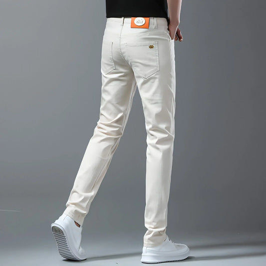 Men's Korean Style Slim-fitting Ankle-tied Youth High-end Pants - Which Mark