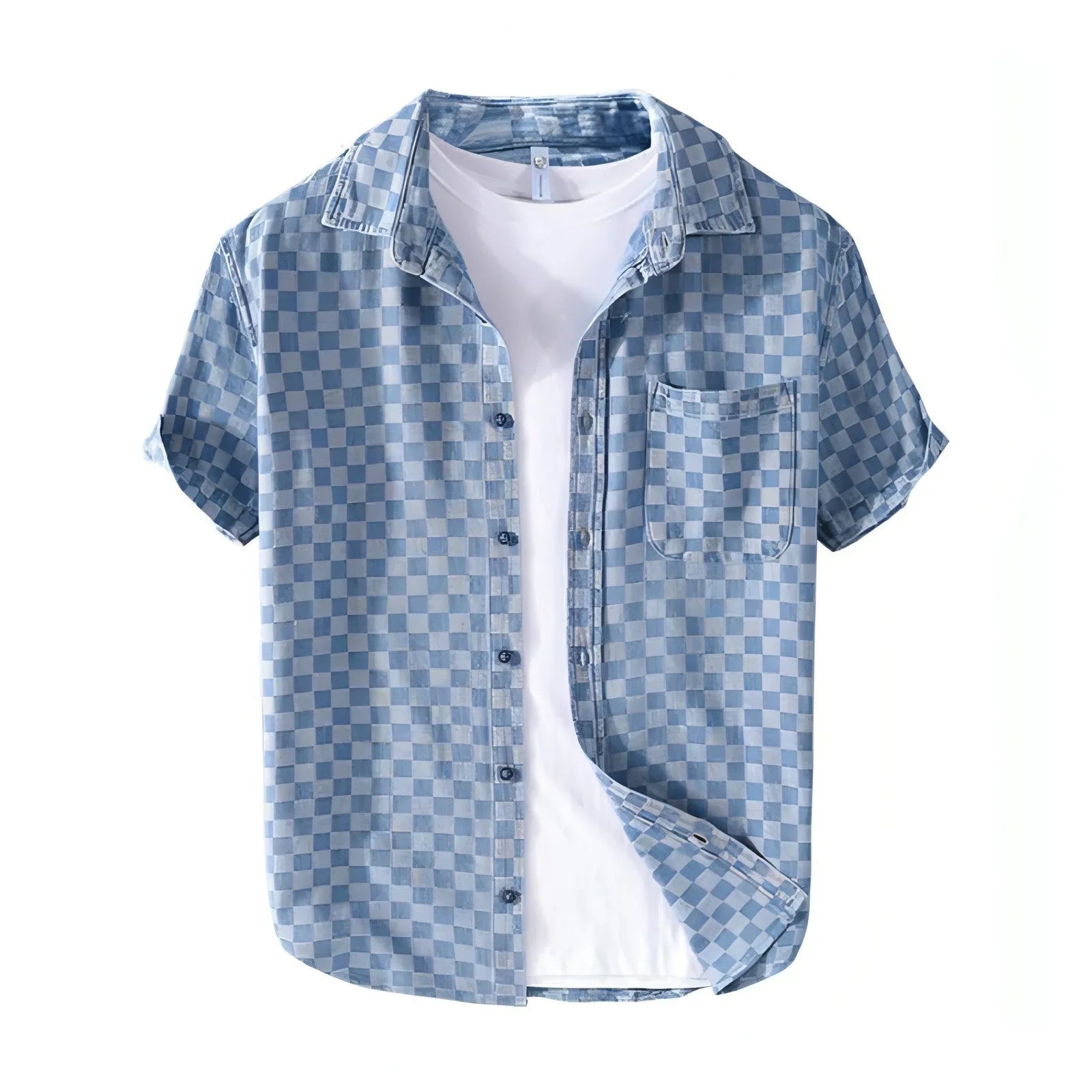 Men DressShirt Casual Cotton - Which Mark